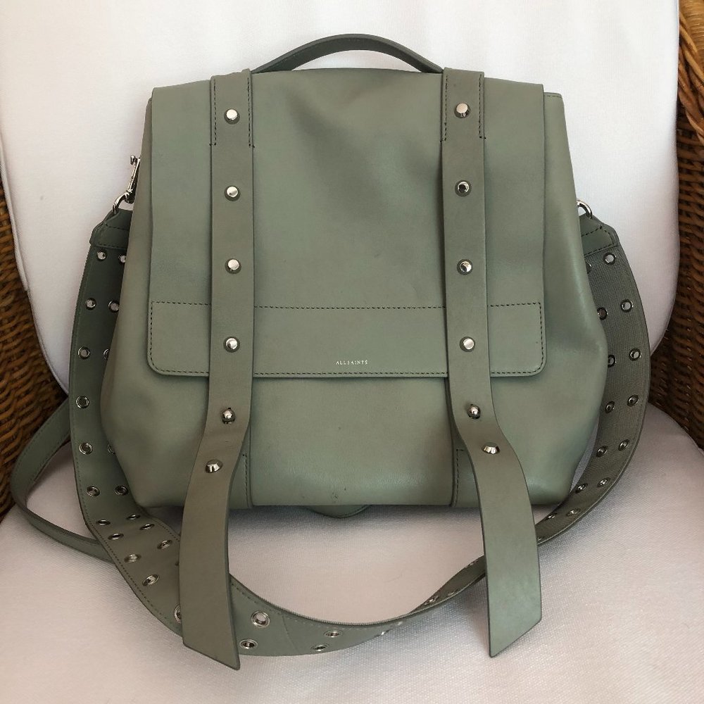 All Saints Sid Leather Backpack - Picture 2 of 6